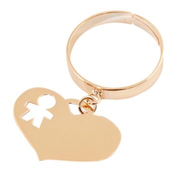Anello Argento Cuore Bimbo Bimba e Nome