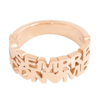 Anello Argento Personalizzato Sempre con Te