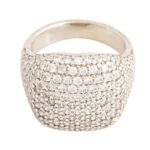 Anello Personalizzato Zirconi Argento Chevalier