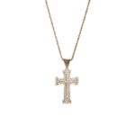 Collana in Oro 18kt pendente Croce
