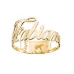 Anello in Oro Nome Personalizzato