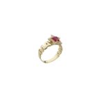 Anello Mamma con Stella e Zirconi in Oro 18kt linea Le Dediche