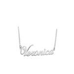 Collana in Argento 925 con nome 25mm