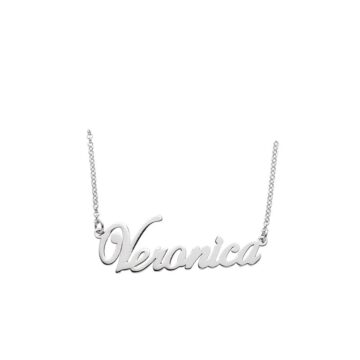 Collana in Argento 925 con nome 25mm