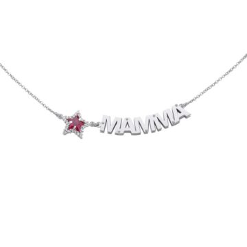 Collana Mamma con Stella in Argento 925