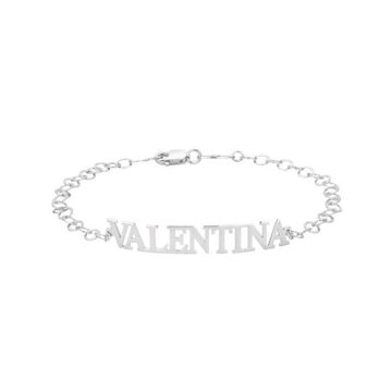 Bracciale in Oro 18kt con nome personalizzato in stampatello