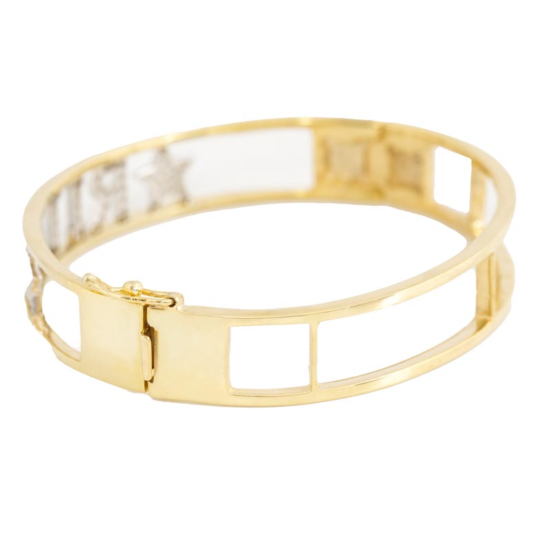 Bracciale in Argento 925 con Nome Personalizzato Zirconi