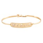 Bracciale con Targhetta Personalizzabile Nome Inciso in Argento 925
