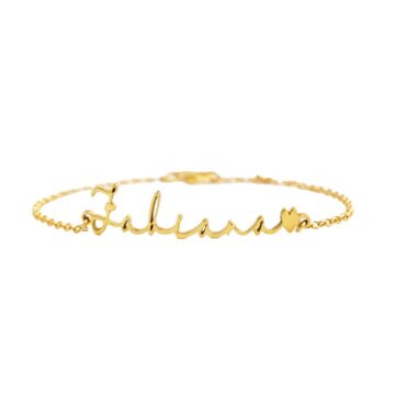 Bracciale in Argento 925 con Nome Personalizzabile