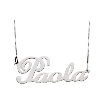 Collana in Oro 18 kt con il tuo nome 40mm