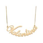 Collana in Oro 18kt nome personalizzato 40mm