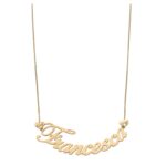 Collana in Oro 18kt con nome e lettere