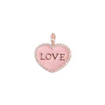 Collana Cuore in Oro 18kt e brillanti Love