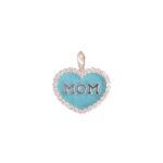 Collana con Pendente MOM in Oro 18kt con Brillanti