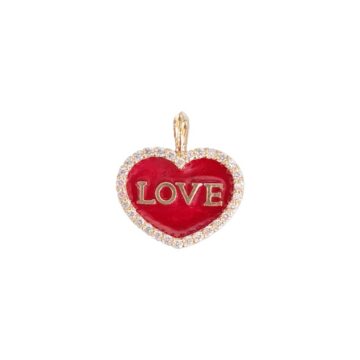 Collana Cuore in Oro 18kt e brillanti Love