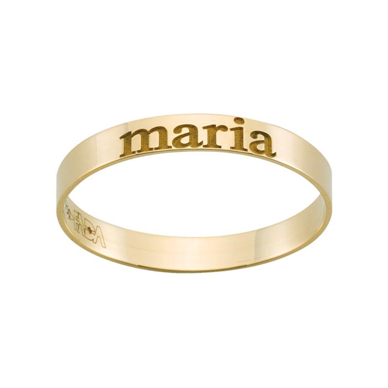 Fedina in Oro 18kt personalizzabile