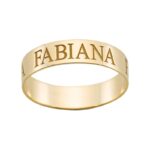 Fedina in Oro 18kt con nome personalizzabile