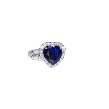 Anello Big Ceramica in Argento 925