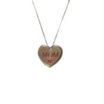 Collana con ciondolo MOM in Argento 925