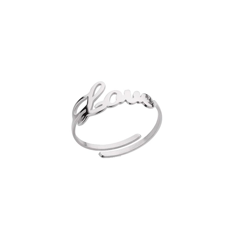 Anello love aperto in argento 925