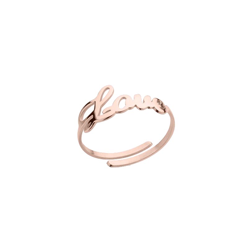 Anello love aperto in argento 925