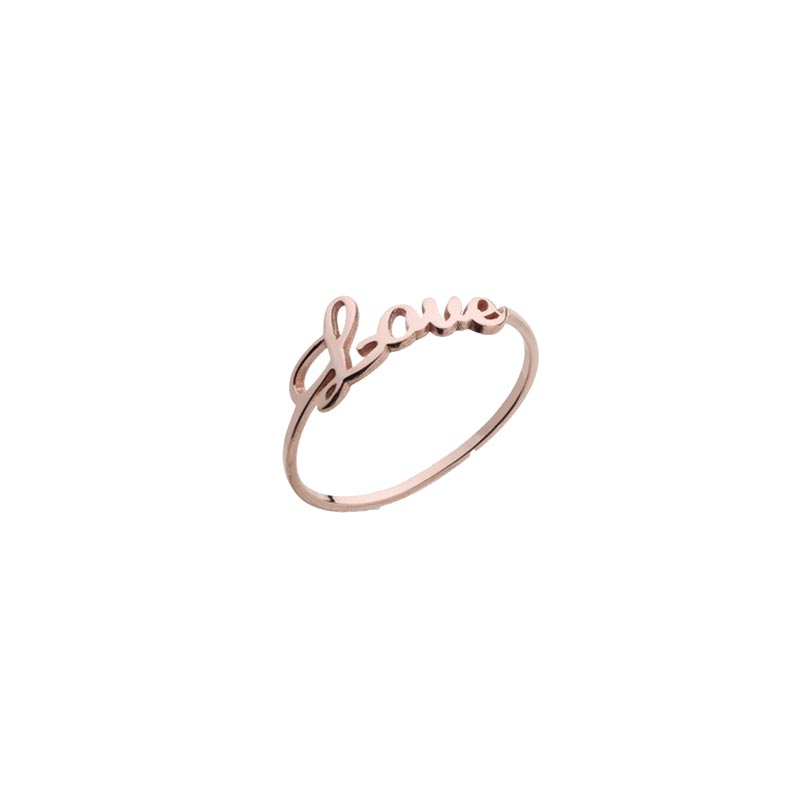 Anello love chiuso in argento 925