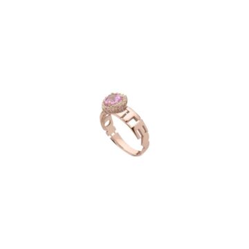 Anello io e te con pietra colorata taglio cuore in argento 925