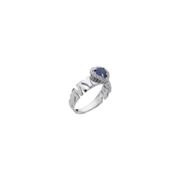 Anello My Star pietra Cuore in Argento 925 linea Le Dediche
