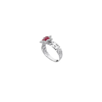 Anello Ti Penso con pietra Stella in Argento 925 linea Le Dediche