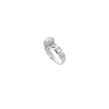 Anello Ti Penso con Pietra Cuore in Argento 925 linea Le Dediche