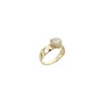 Anello Ti Penso con Pietra Cuore in Argento 925 linea Le Dediche