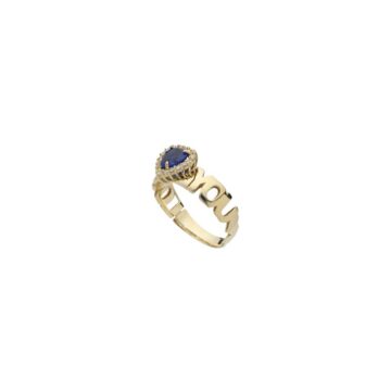 Anello I Love You cuore in Argento 925