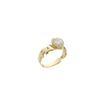 Anello Papà con Pietra Cuore in Argento 925