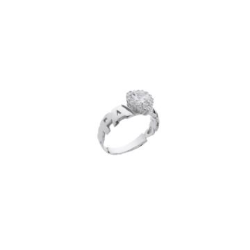 Anello Papà con Pietra Cuore in Argento 925