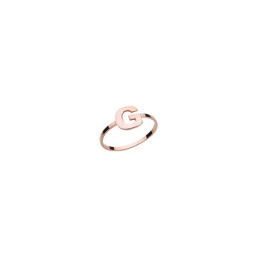 Mini anello con iniziali in argento 925