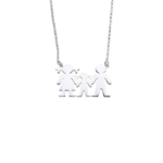 Collana Famiglia in Argento 925