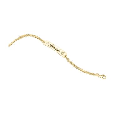 Bracciale con nome inciso in Argento 925