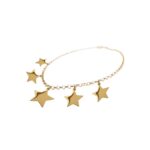 Cavigliera 5 Stelle in Argento 925