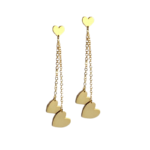 Coppia orecchini Cuori in Argento 925