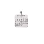 Pendente data del Cuore in Argento 925