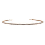 COLLANA TENNIS IN ARGENTO 925 Dorato