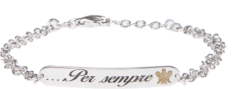 bracciale con frase per sempre