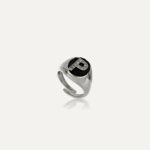 Chevalier con iniziale in argento 925