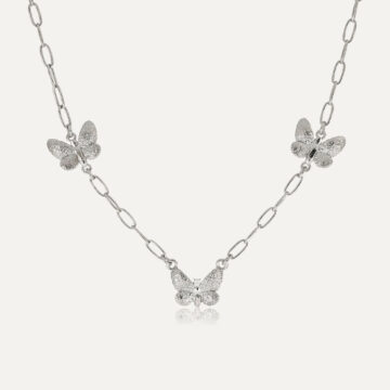 Collana Butterfly in argento 925