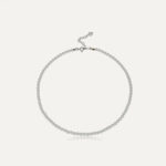 Collana perle piccole in argento 925