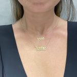 Collana con scritta personalizzata in argento 925
