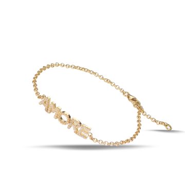 bracciale amore in oro 18kt
