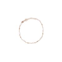 BRA ROLLO CON SFERE ALTERNATE IN ARGENTO ROSA