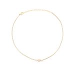 Collana tennis con cuore colorato in argento 925