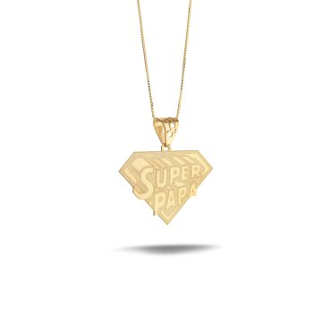 Collana Diamond Super Papà in argento 925
